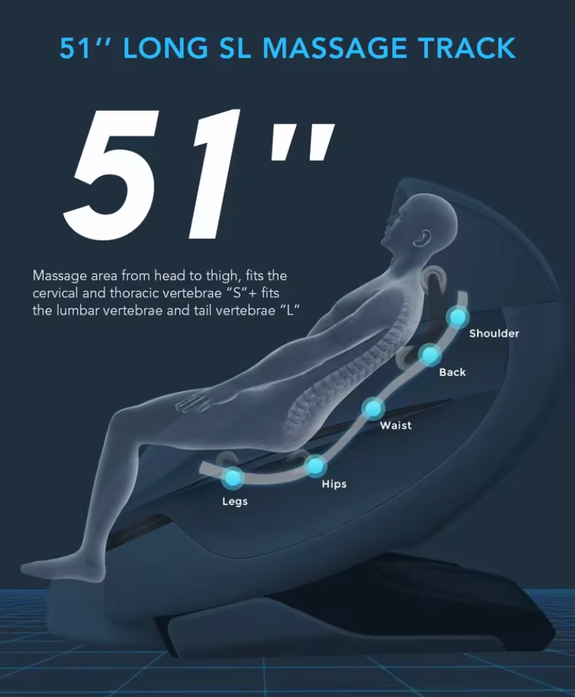 TruComfort OmniSense 4D Massage Chair – Full Body Relief at Home