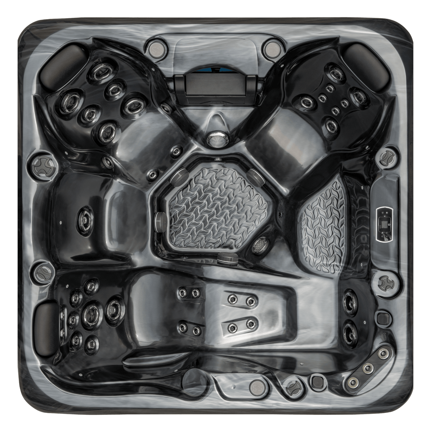 Earthspas Erebus II — 5-Person Hot Tub | 39-Jet Dual-Pump Hydrotherapy Spa
