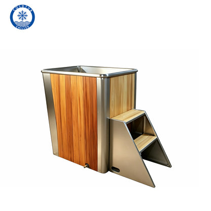 WT-18 Cold Water Plunge Bathtub | 304 Stainless Steel | SpavergeUSA