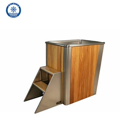 WT-18 Cold Water Plunge Bathtub | 304 Stainless Steel | SpavergeUSA