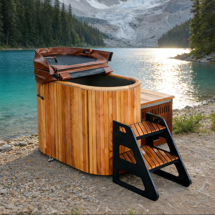 Aurland Cedar Cold Plunge Tub by Valgard Works