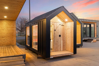 Sweaty Yeti Sauna Plus Barrel Plunge | 6–8 Person Outdoor Cabin