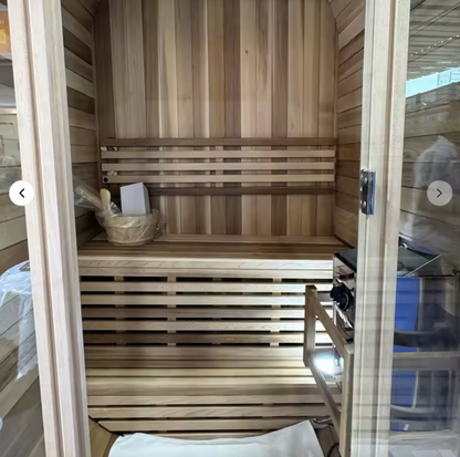 Auris One Luxury Outdoor Cedar Sauna – 1-2 Person