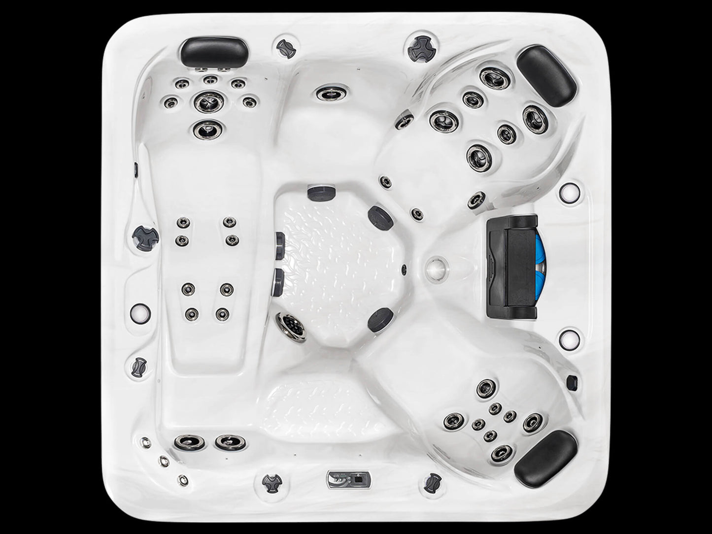 Earthspas Erebus II — 5-Person Hot Tub | 39-Jet Dual-Pump Hydrotherapy Spa