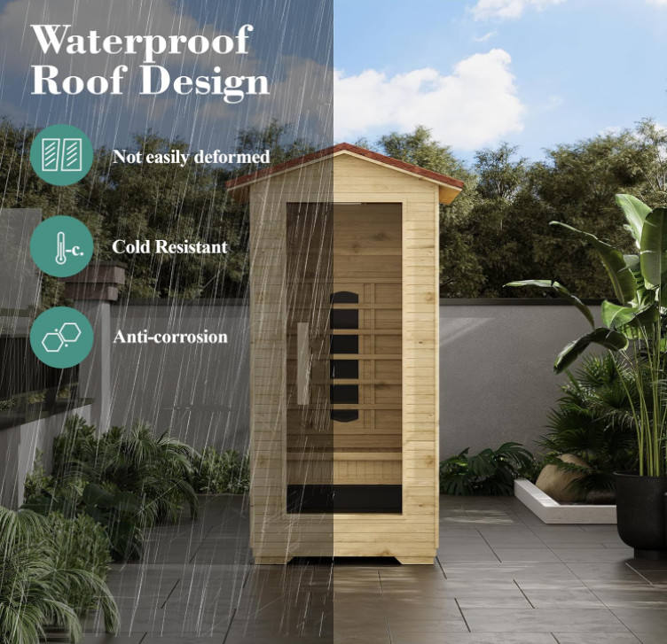 Fjordheim Solo 1-Person Infrared Sauna
