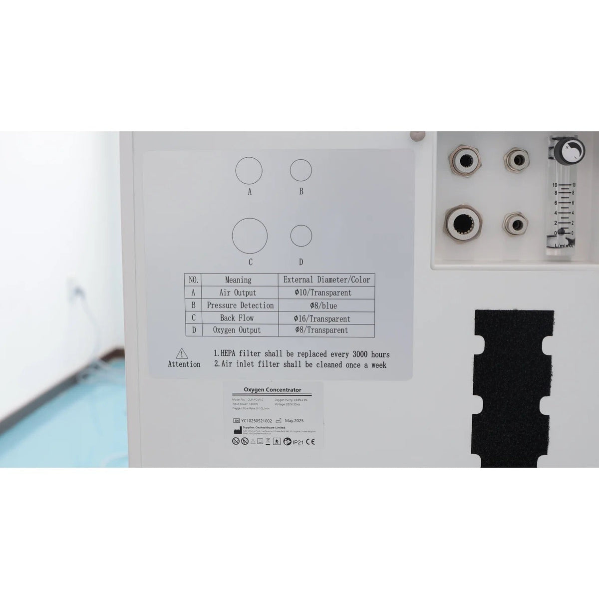 Oxyair 1.5ATA Soft Lying Hyperbaric Chamber