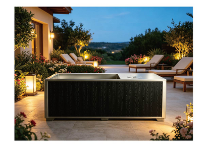 WT-16 Cold Water Plunge Bathtub | 304 Stainless Steel | SpavergeUSA