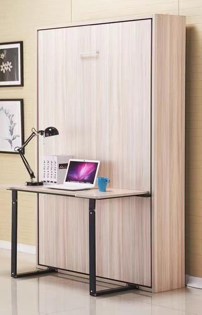 TruComfort SpaceLift Murphy Bed – Built-In Desk & Hidden Storage | Single, Queen, King