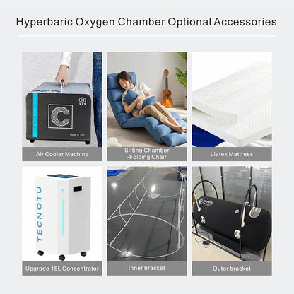Tecnotu Home Portable 1.5ATA Sitting Hyperbaric Chamber