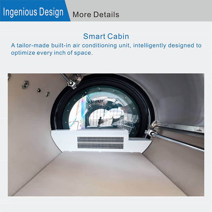 Tecnotu TecnoLay Ultra Hard (Carbon Steel Shell) 2.0ATA Personal Hyperbaric Chamber