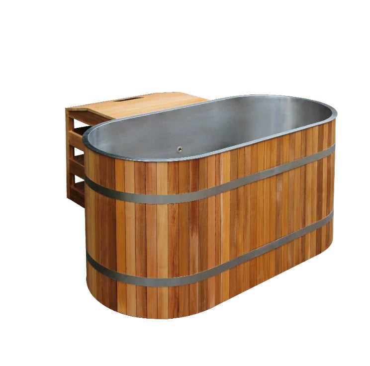 WT-13 2-Person Cedar Cold Plunge Tub with 1HP Chiller