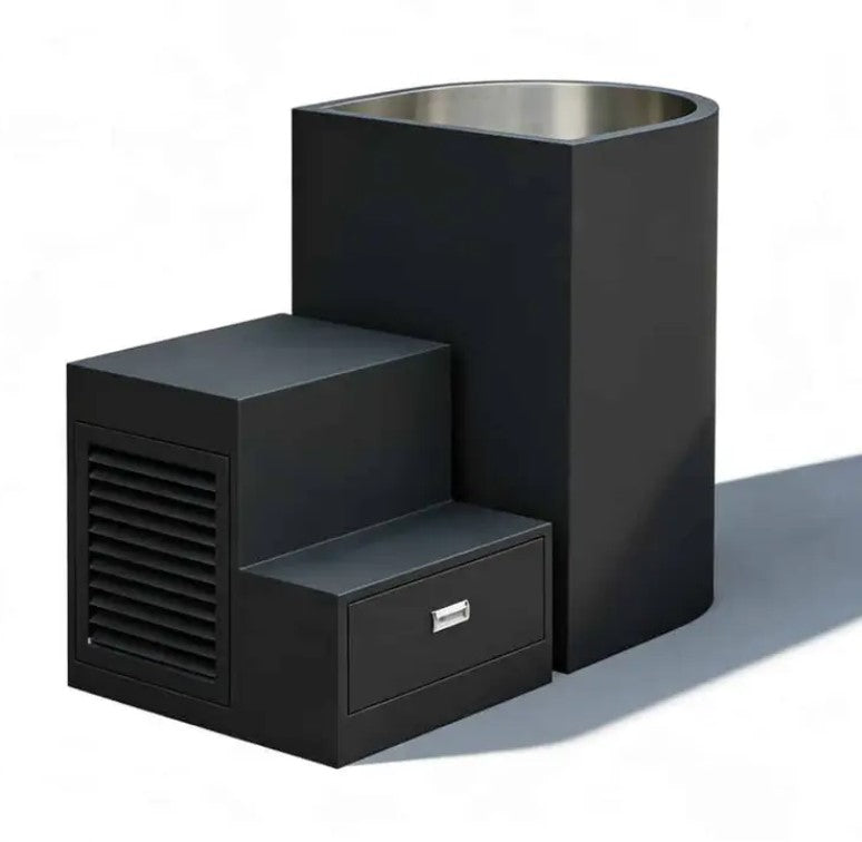 OMNI Ice WT-15 Rectangular Stainless Steel Cold Plunge Tub