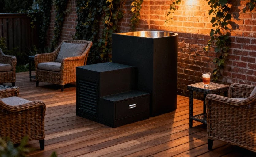 OMNI Ice WT-15 Rectangular Stainless Steel Cold Plunge Tub