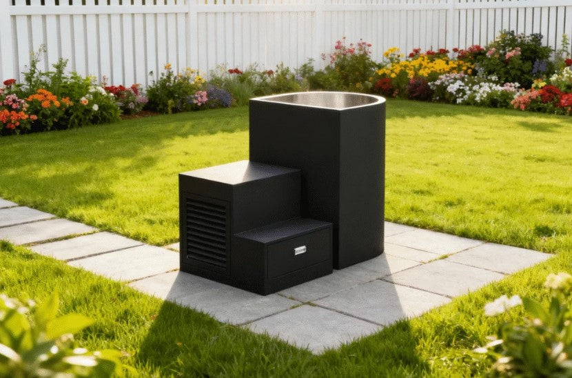 OMNI Ice WT-15 Rectangular Stainless Steel Cold Plunge Tub