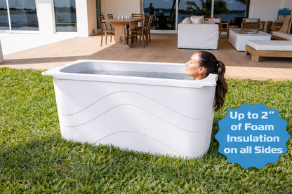 Frozin 400 Cold Plunge Tub | 100-Gallon Insulated Ice Bath | Chiller-Ready