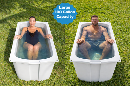 Frozin 400 Cold Plunge Tub | 100-Gallon Insulated Ice Bath | Chiller-Ready