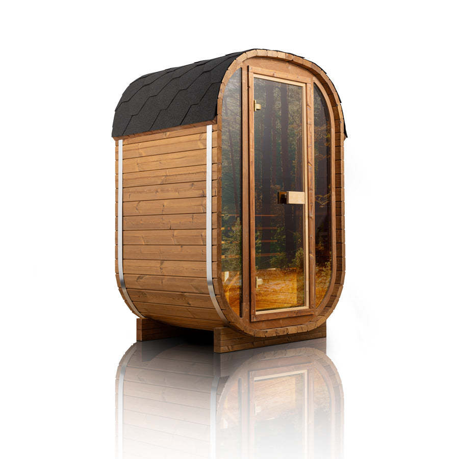 Auris One Luxury Outdoor Cedar Sauna – 1-2 Person