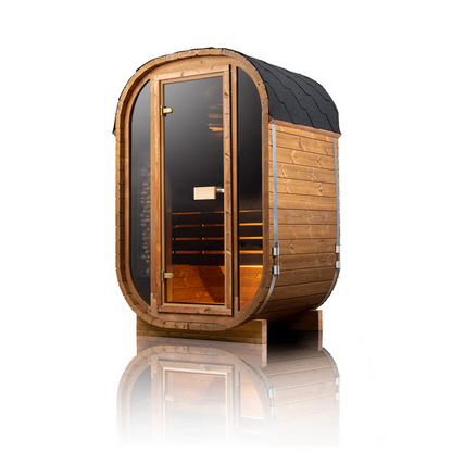 Auris One Luxury Outdoor Cedar Sauna – 1-2 Person