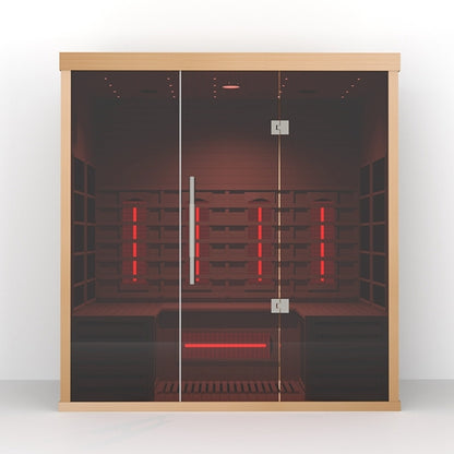 Lumin Infrared Sauna Three | 3-Person Indoor Hemlock Sauna