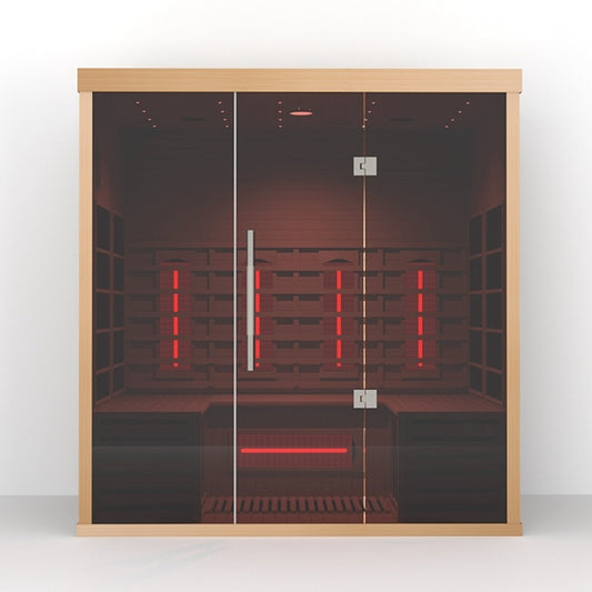 Lumin Infrared Sauna Three | 3-Person Indoor Hemlock Sauna