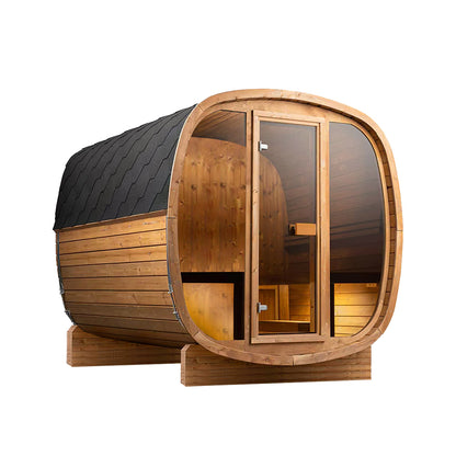 Auris Two Outdoor Cedar Sauna | 3–4 Person | Orivon Wellness
