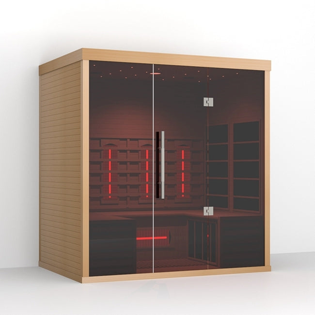 Lumin Infrared Sauna Three | 3-Person Indoor Hemlock Sauna