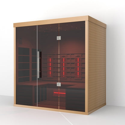 Lumin Infrared Sauna Three | 3-Person Indoor Hemlock Sauna