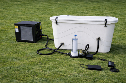 Frozin 400 Cold Plunge Bundle | 100-Gallon Tub + 0.8 HP Chiller & Filtration System