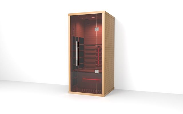 Lumin Infrared Sauna One | 1–2 Person Far-Infrared Indoor Sauna | Canadian Hemlock