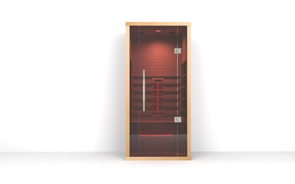 Lumin Infrared Sauna One | 1–2 Person Far-Infrared Indoor Sauna | Canadian Hemlock