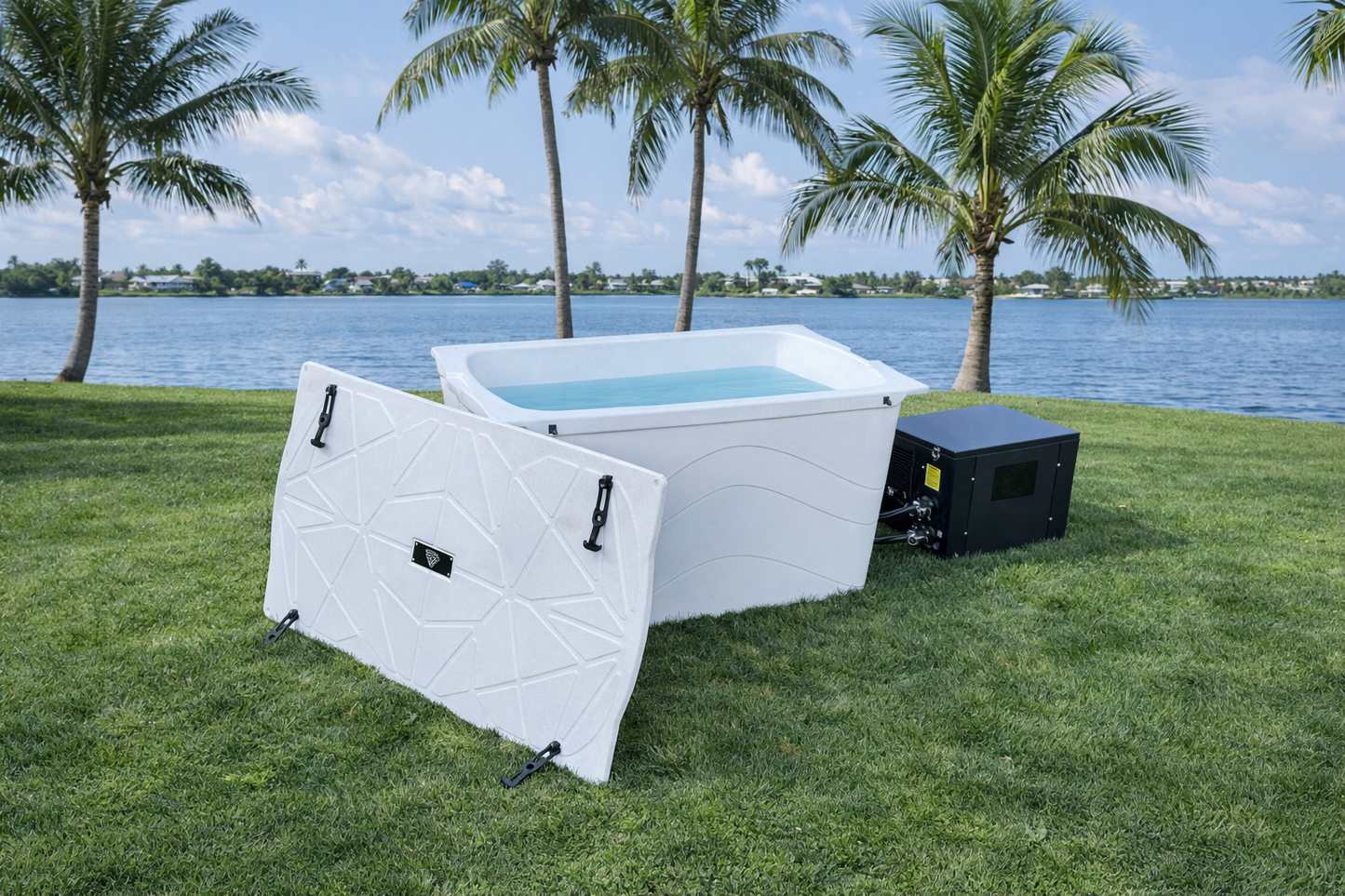 Frozin 400 Cold Plunge Bundle | 100-Gallon Tub + 0.8 HP Chiller & Filtration System