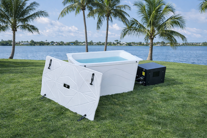 Frozin 400 Cold Plunge Bundle | 100-Gallon Tub + 0.8 HP Chiller & Filtration System