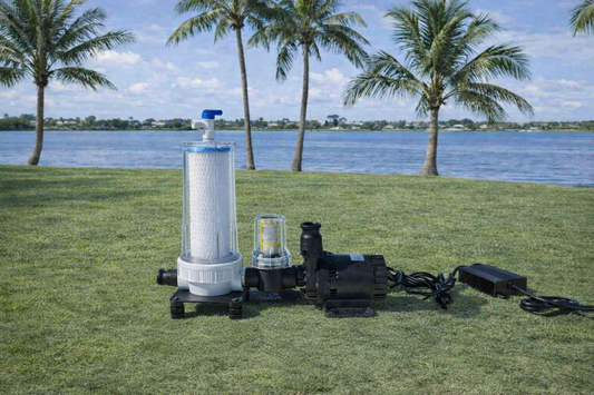 Frozin Cold Plunge Filtration System | 20-Micron Filter & 650 GPH Pump